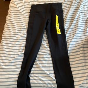 Black leggings. Size small. Skechers.